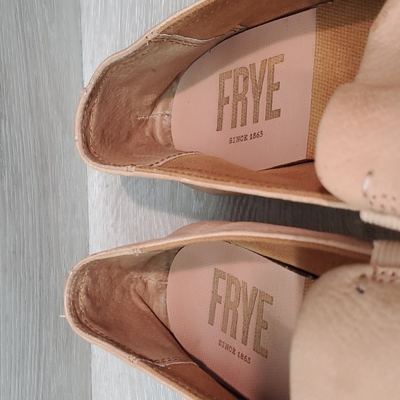 Frye Womens Lisa Leather Loafer Slip on flats shoes sz 9M - Picture 6 of 12